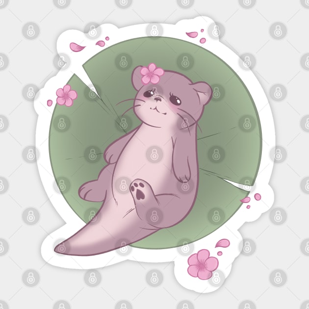 FFXIV - Odder Otter [Light] Sticker by Thirea